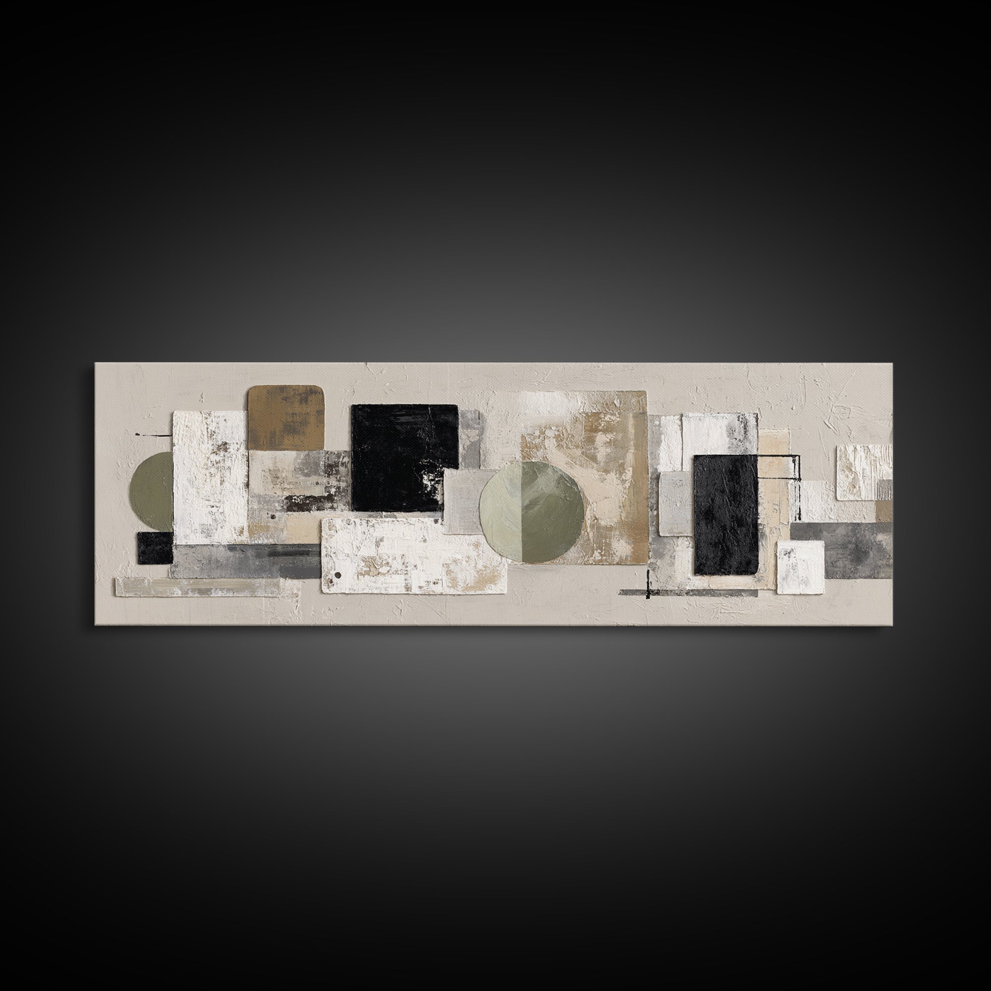 Minimal Stone Shapes Framed Canvas Print, Master Bedroom, Master Bedroom Decor, Bedroom Decor, Abstract Art, Sanctuary, MAS-3x1-32