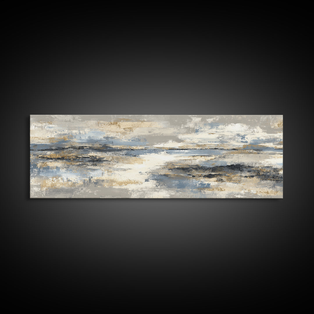 Minimal Stone Shapes Canvas Print, Master Bedroom, Bedroom Decor, Abstract Art, Sanctuary, Minimalist Wall Art, MAS-3x1-80
