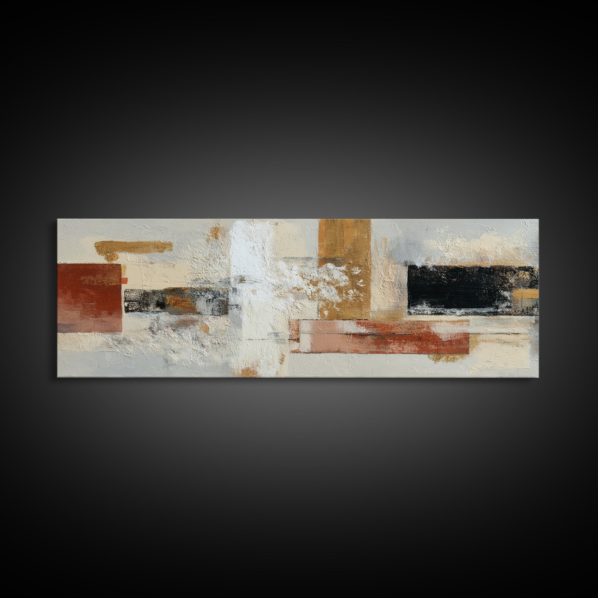 Soft Abstract Linen Texture Canvas Print, Master Bedroom, Bedroom Decor, Abstract Art, Sanctuary, Bedroom Prints, MAS-3x1-91