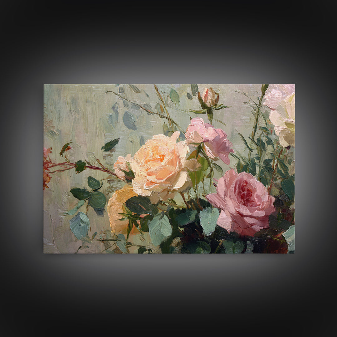 Warm Candlelit Still Life Framed Canvas Print, Master Bedroom, Living Room Prints, Bedroom Decor, Fine Art, Sanctuary, MAS-3x2-28