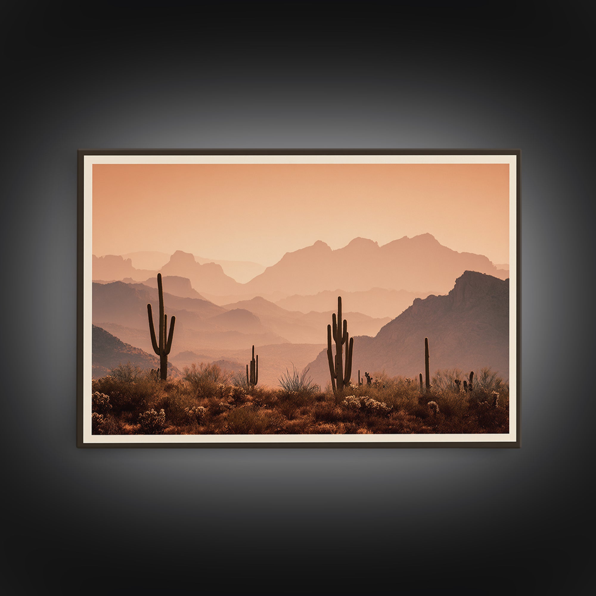 Quiet Desert Dusk Canvas Print, Master Bedroom, Bedroom Prints, Bedroom Decor, Sanctuary, Gallery Decor, Neutral Decor, MAS-3x2-62