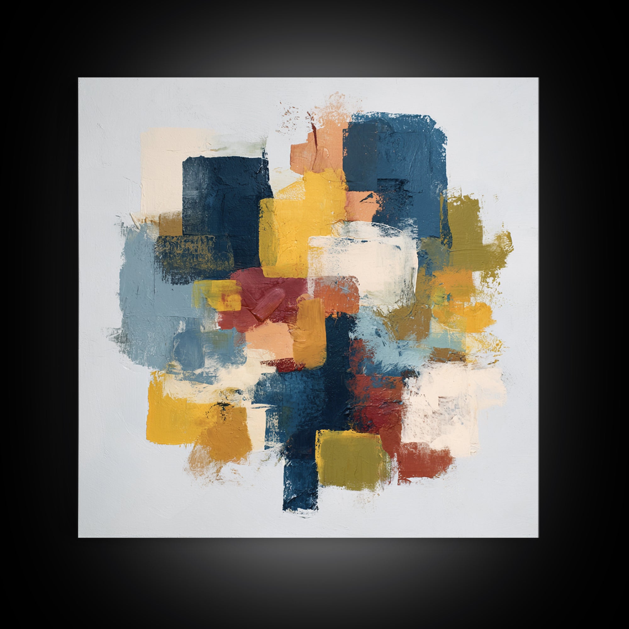 Chaotic Joyful Abstract Canvas Print, Maximalist Art, Modern Decor, Living Room Decor, Abstract Art, Maximal, Wall Decor, MAX-1x1-94