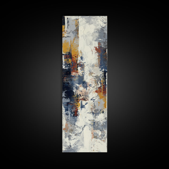Chaotic Joyful Abstract Canvas Print, Maximalist Art, Retro Wall Art, Living Room Decor, Abstract Art, Maximal, MAX-1x3-10