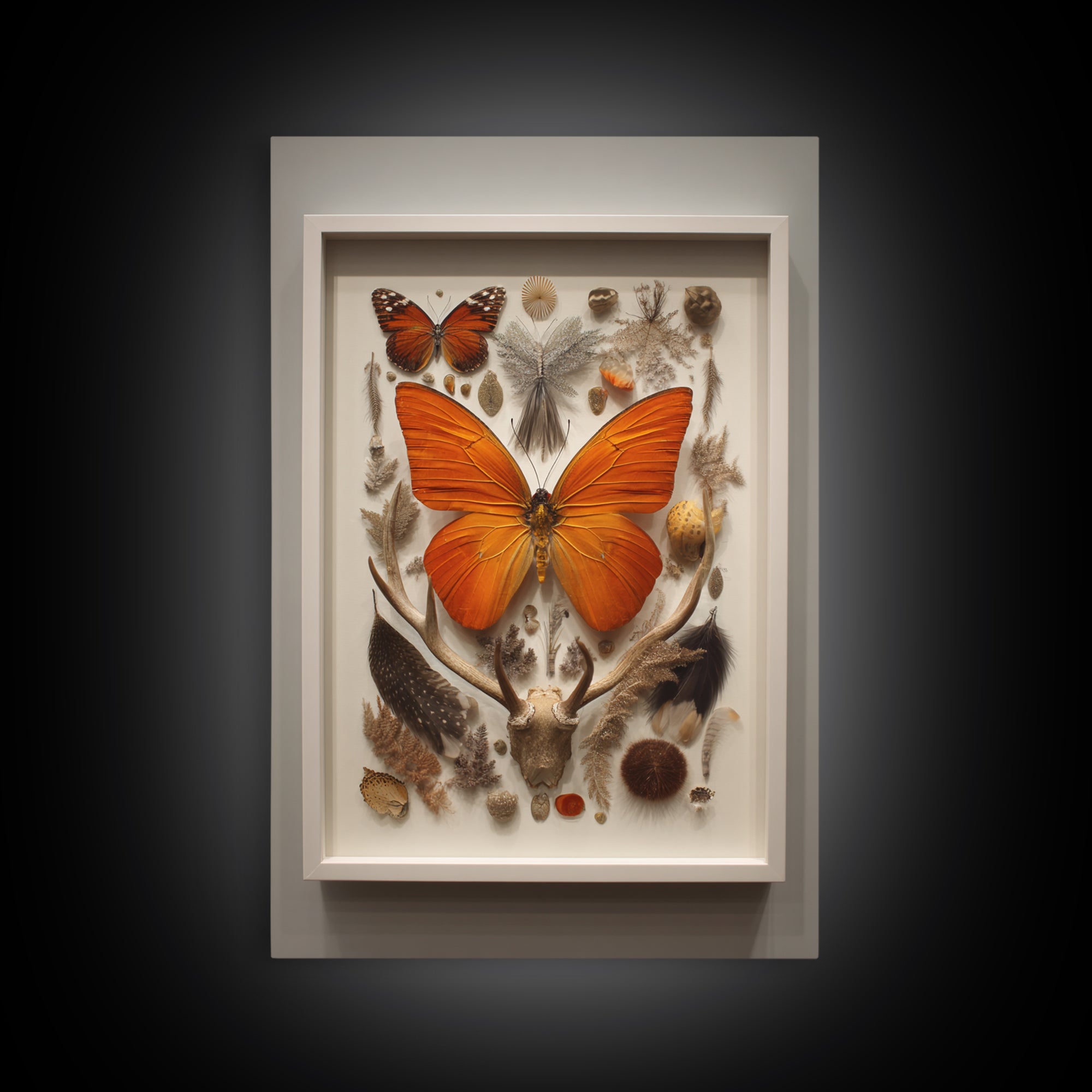 Framed Butterfly Collection Canvas Print, Maximalist Art, Printable Art, Living Room Decor, Fine Art, Maximal, Funky Wall Art, MAX-2x3-79