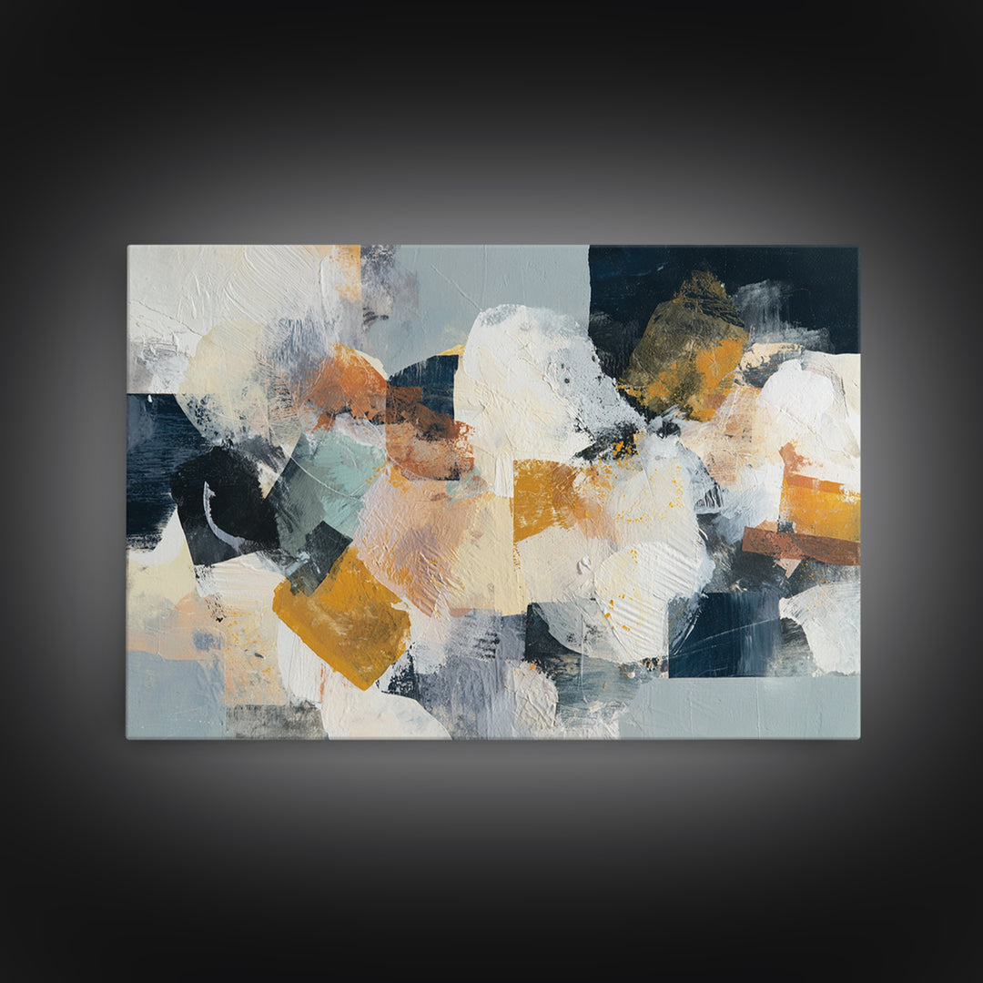 Chaotic Joyful Abstract Canvas Print, Maximalist Art, Abstract Wall Art, Living Room Decor, Abstract Art, Maximal, MAX-3x2-26