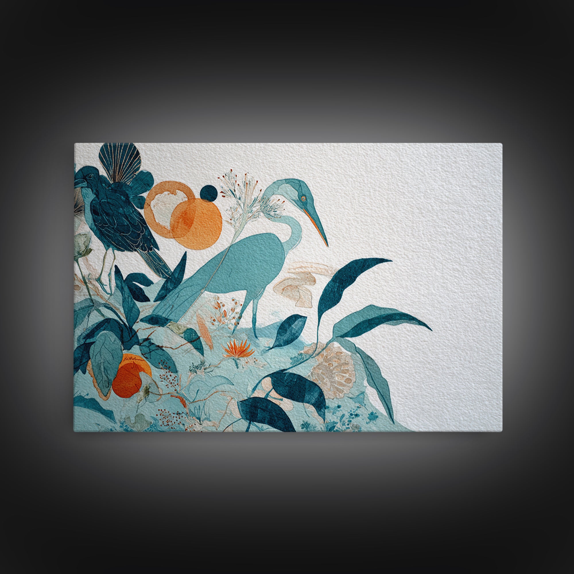 Wild Coral Reef Framed Canvas Print, Maximalist Art, Gallery Decor, Living Room Decor, Fine Art, Maximal, Wall Art, Home Decor, MAX-3x2-45