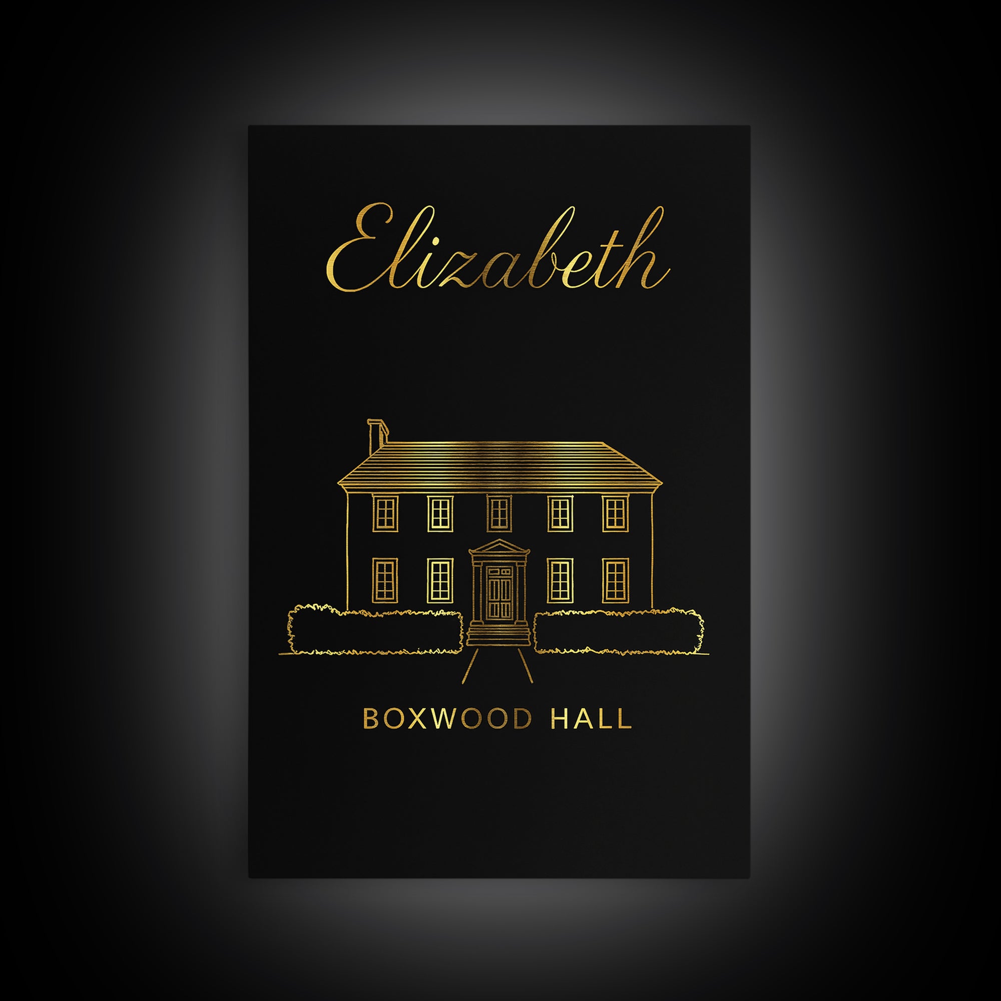 Elizabeth New Jersey Travel Poster, Canvas Print, Dark Minimalist Wall Art, Elizabeth Print, Watercolor City Skyline, Travel Art Print