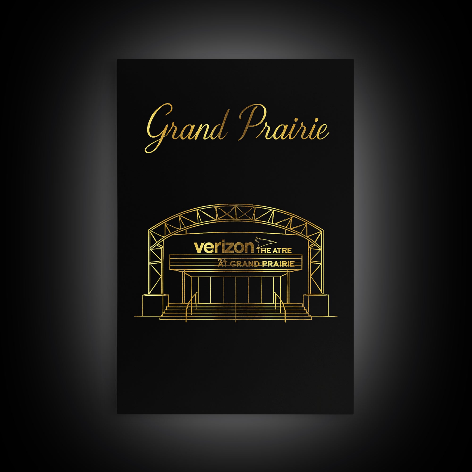 Grand Rapids Travel Poster, Canvas Print, Gold Outline Poster Art, Grand Rapids Poster Print, Living Room Wall Art, Vintage City Art