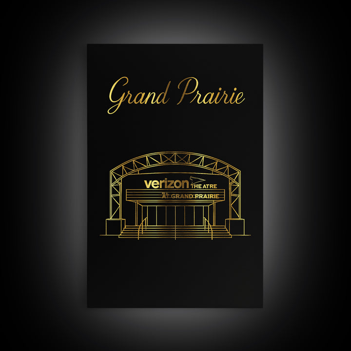 Grand Rapids Travel Poster, Canvas Print, Gold Outline Poster Art, Grand Rapids Poster Print, Living Room Wall Art, Vintage City Art