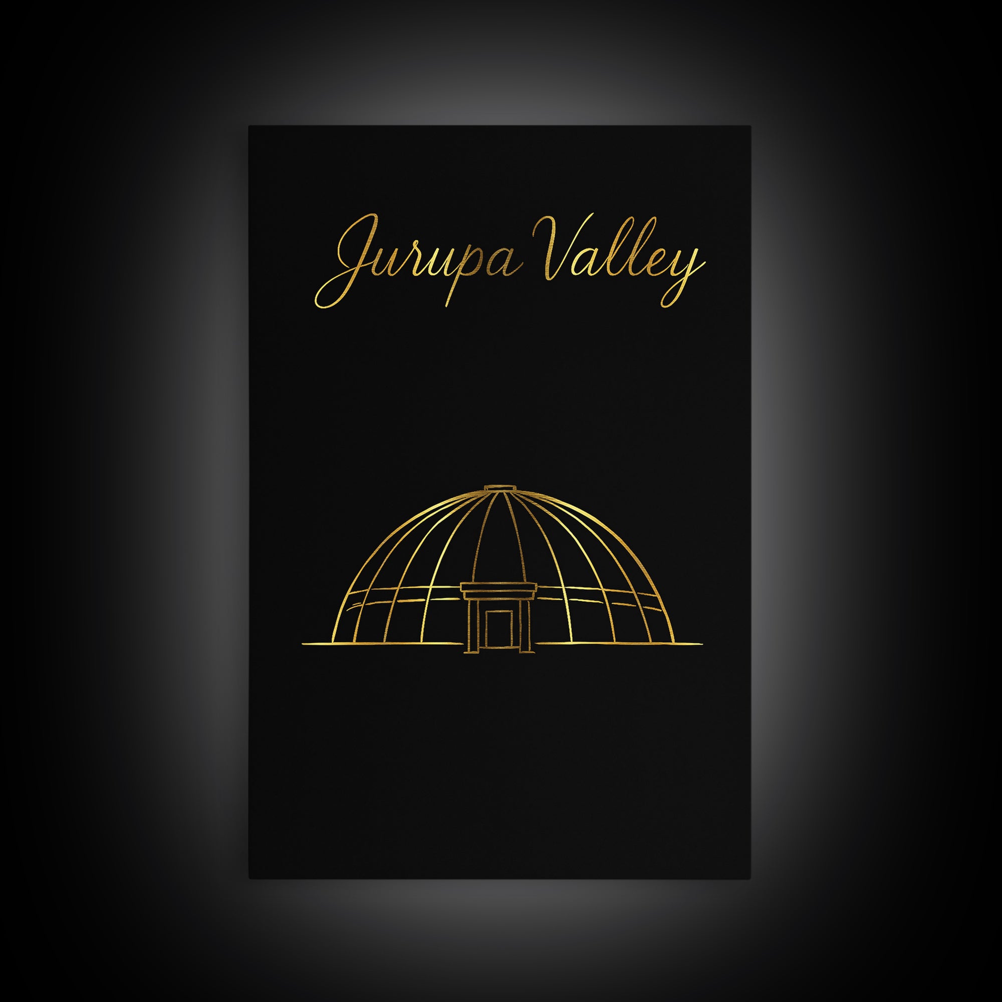 Jurupa Valley California Travel Poster, Canvas Print, Dark Minimalist Wall Art, Jurupa Valley City Art, Home Office Decor, Travel Wall Art