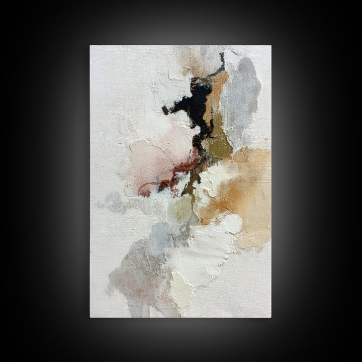 Small Cloud Study Canvas Print, Minimalist Art, Living Room Decor, Minimal, Modern Decor, Fine Art Print, Statement Artwork, MIN-2x3-77