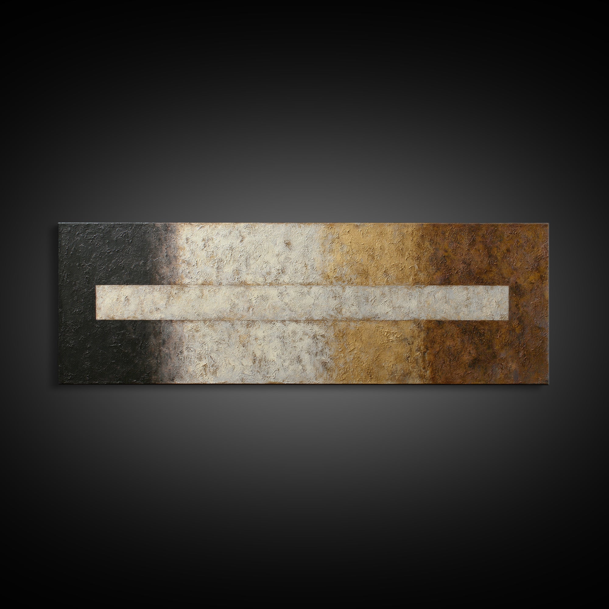 Calm Rectangle Composition Canvas Print, Minimalist Art, Neutral Decor, Living Room Decor, Fine Art, Minimal, Home Decor, MIN-3x1-40