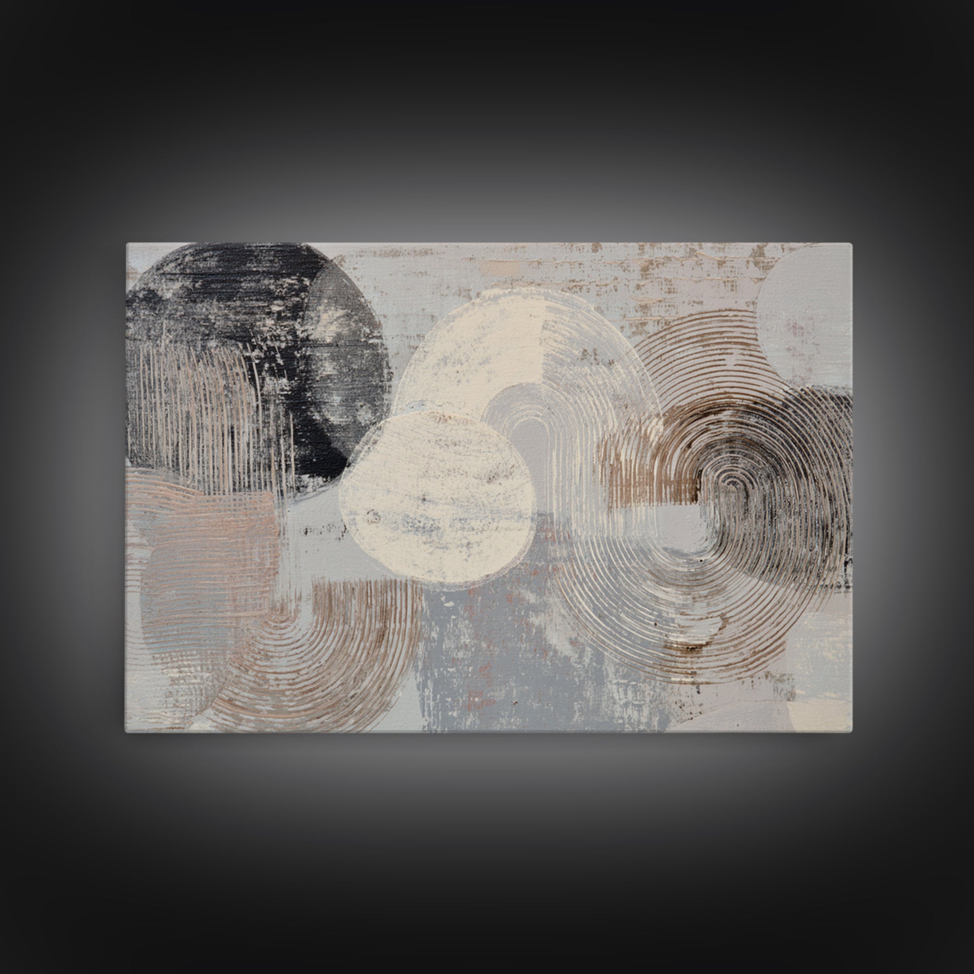Small Cloud Study Canvas Print, Minimalist Art, Neutral Decor, Living Room Decor, Fine Art, Minimal, Home Decor, Poster, MIN-3x2-49