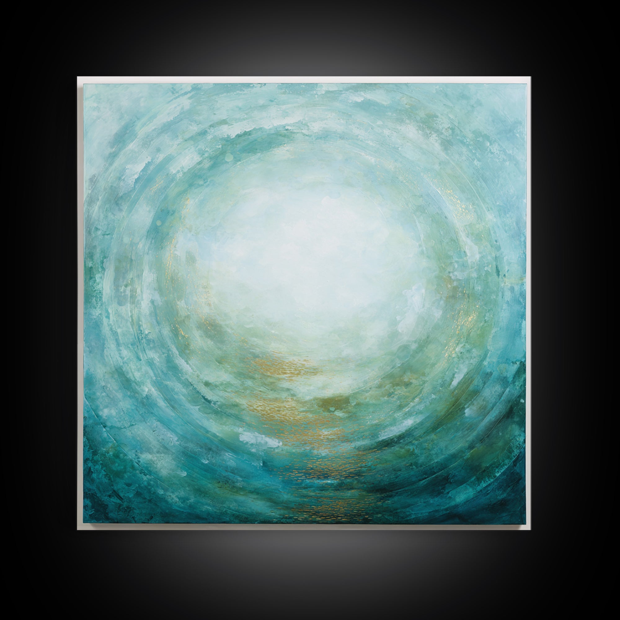 Abstract Healing Spiral Framed Canvas Print, Medical Office Art, Medical School, Office Decor, Fine Art, Calm, Minimalist Decor, MOA-1x1-63