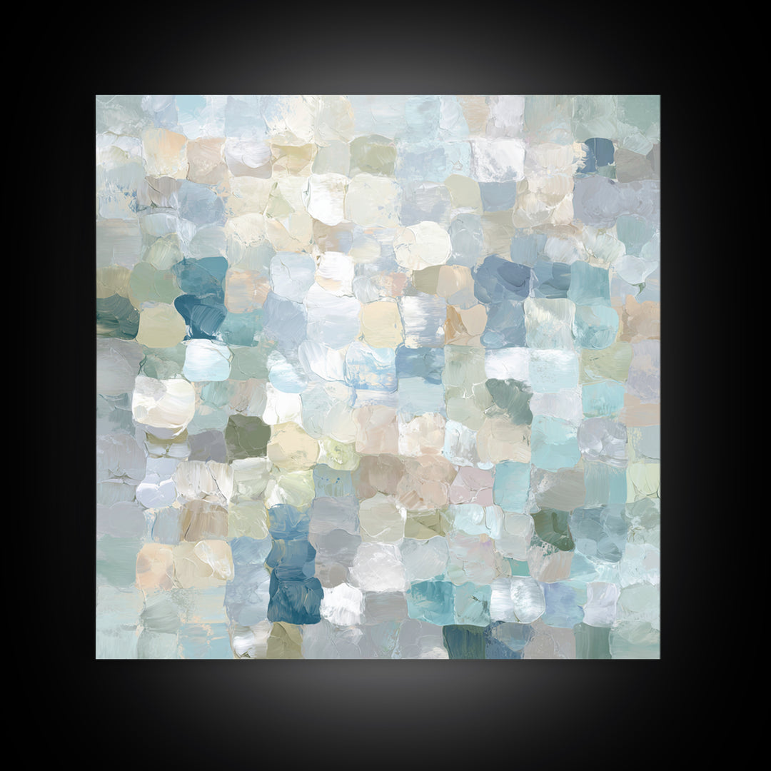 Subtle Marble Texture Framed Canvas Print, Medical Office Art, Gallery Decor, Office Decor, Fine Art, Calm, Contemporary Art, MOA-1x1-67