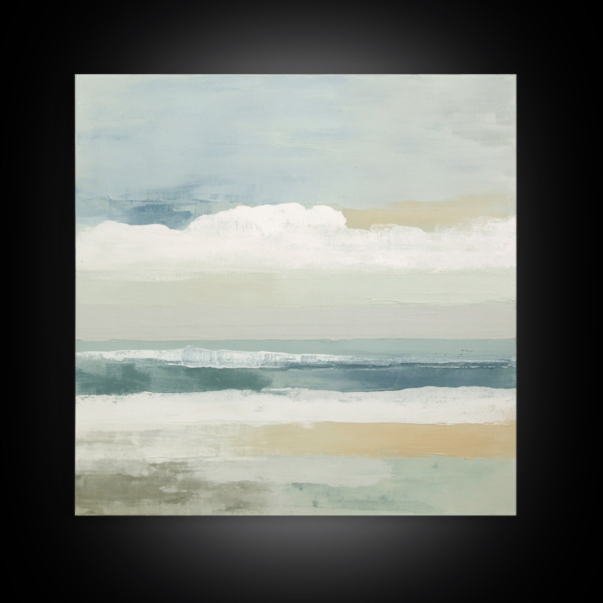 Simple Line Figure Canvas Print, Medical Office Art, Science Art, Office Decor, Fine Art, Calm, Textured Painting, MOA-1x1-90