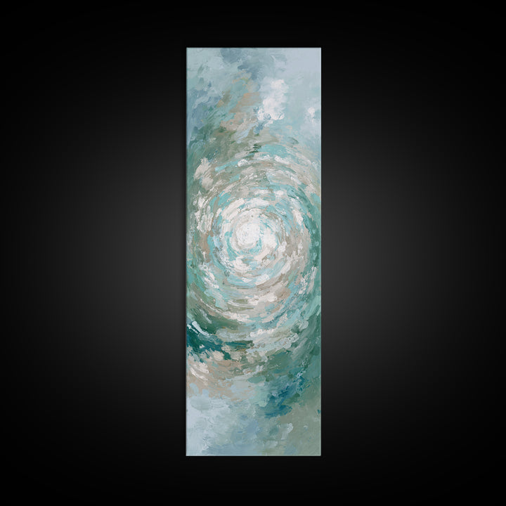 Abstract Healing Spiral Canvas Print, Medical Office Art, Office Decor, Abstract Art, Calm, Anatomy Wall Art, MOA-1x3-27