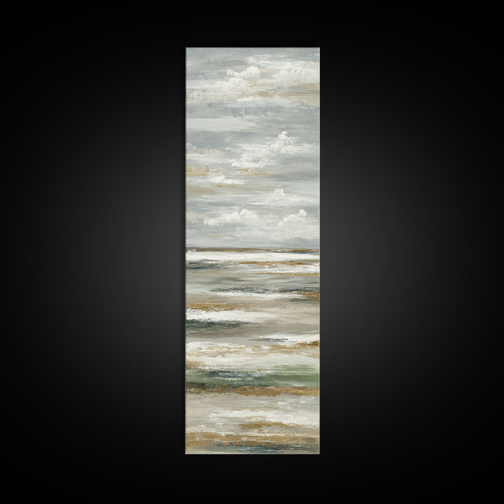 Large Neutral Landscape Framed Canvas Print, Medical Office Art, Printable Card, Office Decor, Fine Art, Calm, School Nurse Art, MOA-1x3-76