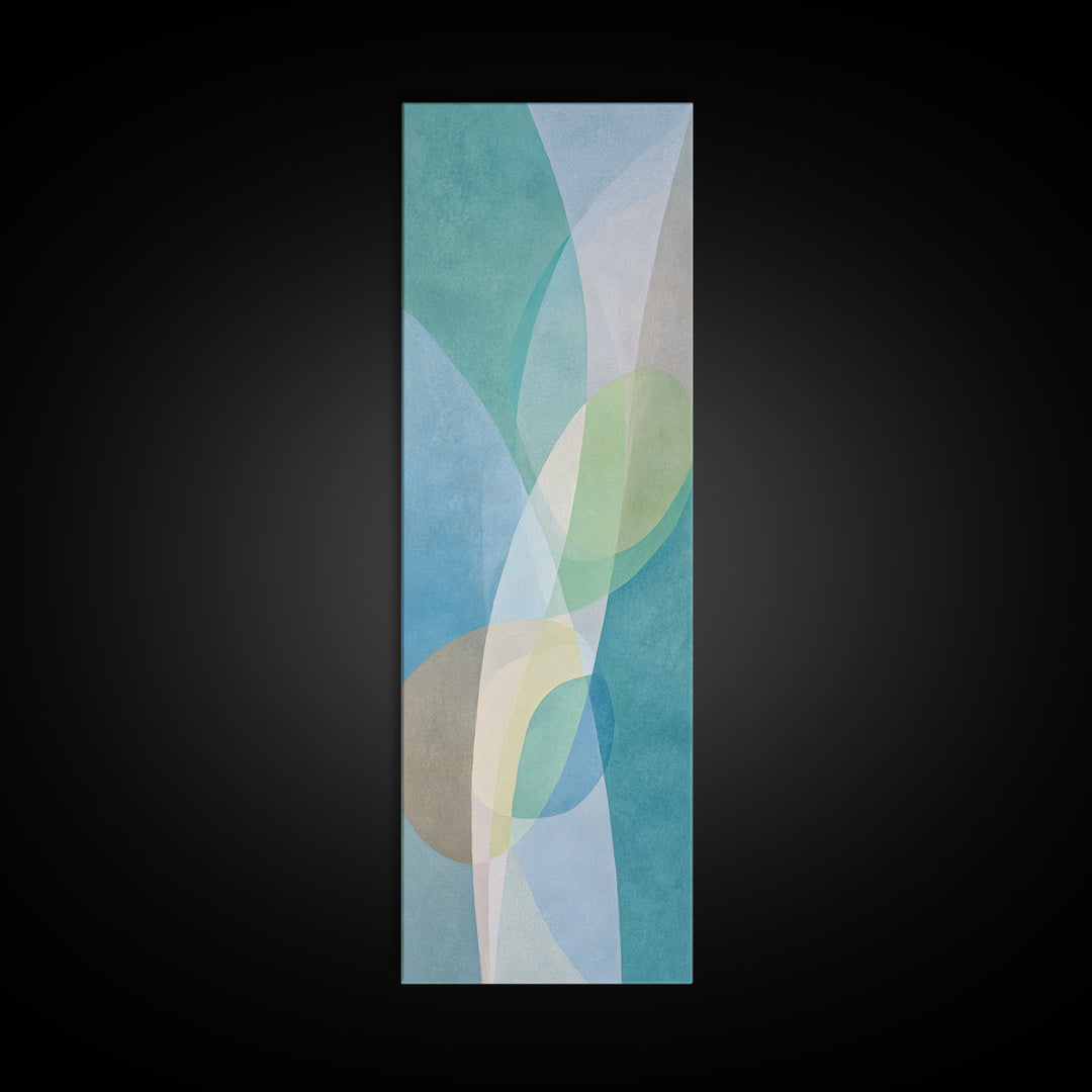Abstract Healing Spiral Canvas Print, Medical Office Art, Nurse Wall Art, Office Decor, Abstract Art, Calm, Room Decor, MOA-1x3-99