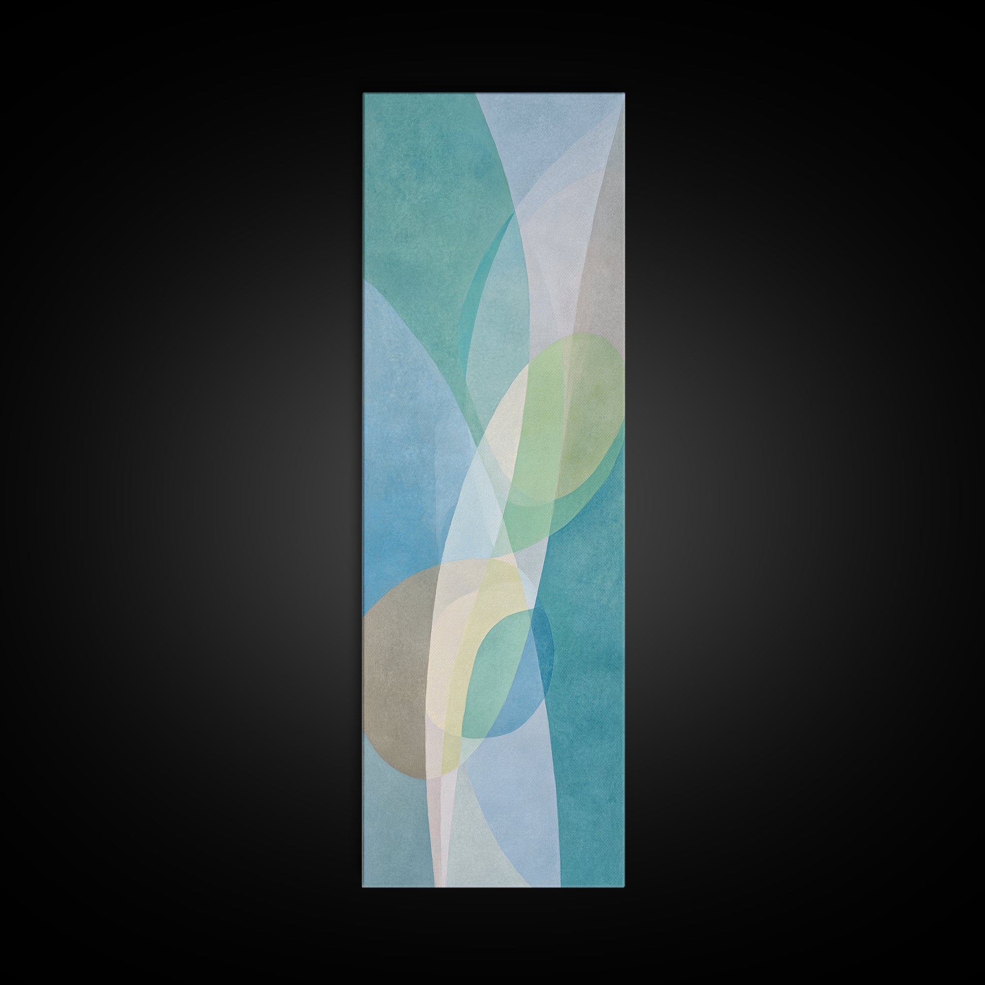 Abstract Healing Spiral Canvas Print, Medical Office Art, Nurse Wall Art, Office Decor, Abstract Art, Calm, Room Decor, MOA-1x3-99