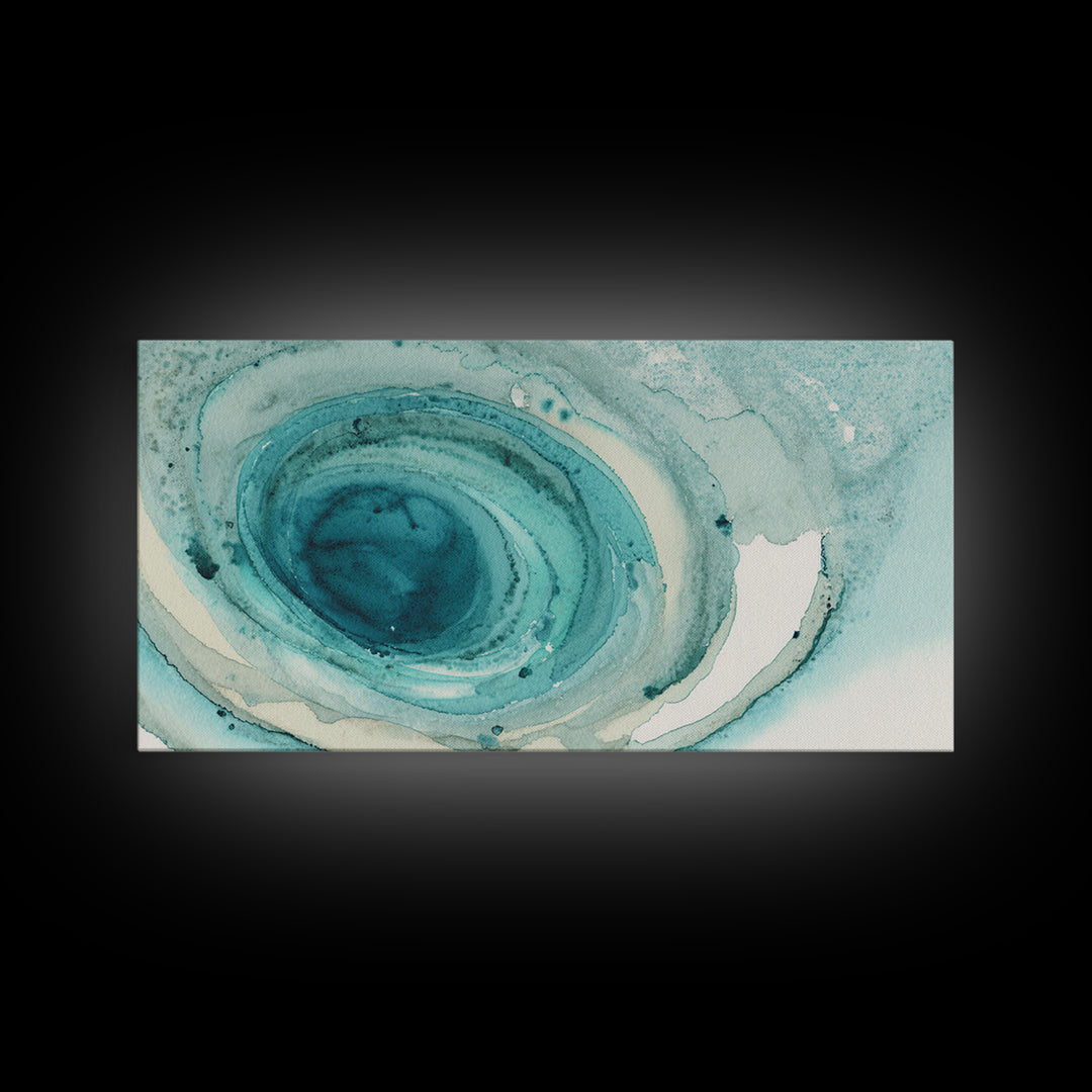 Abstract Healing Spiral Framed Canvas Print, Medical Office Art, Anatomy Poster, Office Decor, Abstract Art, Calm, Modern Decor, MOA-2x1-59