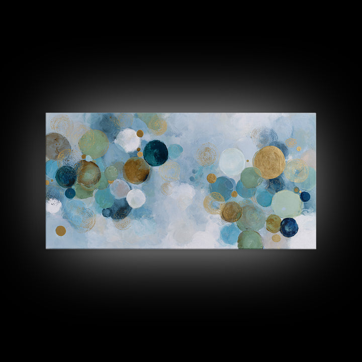 Abstract Cells and Circles as Soothing Pattern Canvas Print, Medical Office Art, Printable Art, Office Decor, Abstract Art, MOA-2x1-73