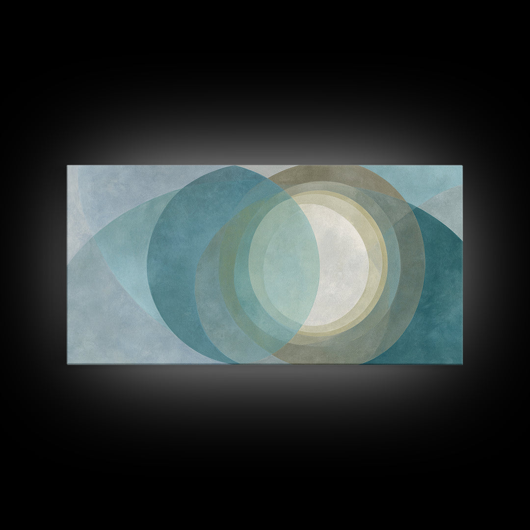 Abstract Healing Spiral Framed Canvas Print, Medical Office Art, Contemporary Art, Office Decor, Fine Art, Calm, Animal Art, MOA-2x1-83