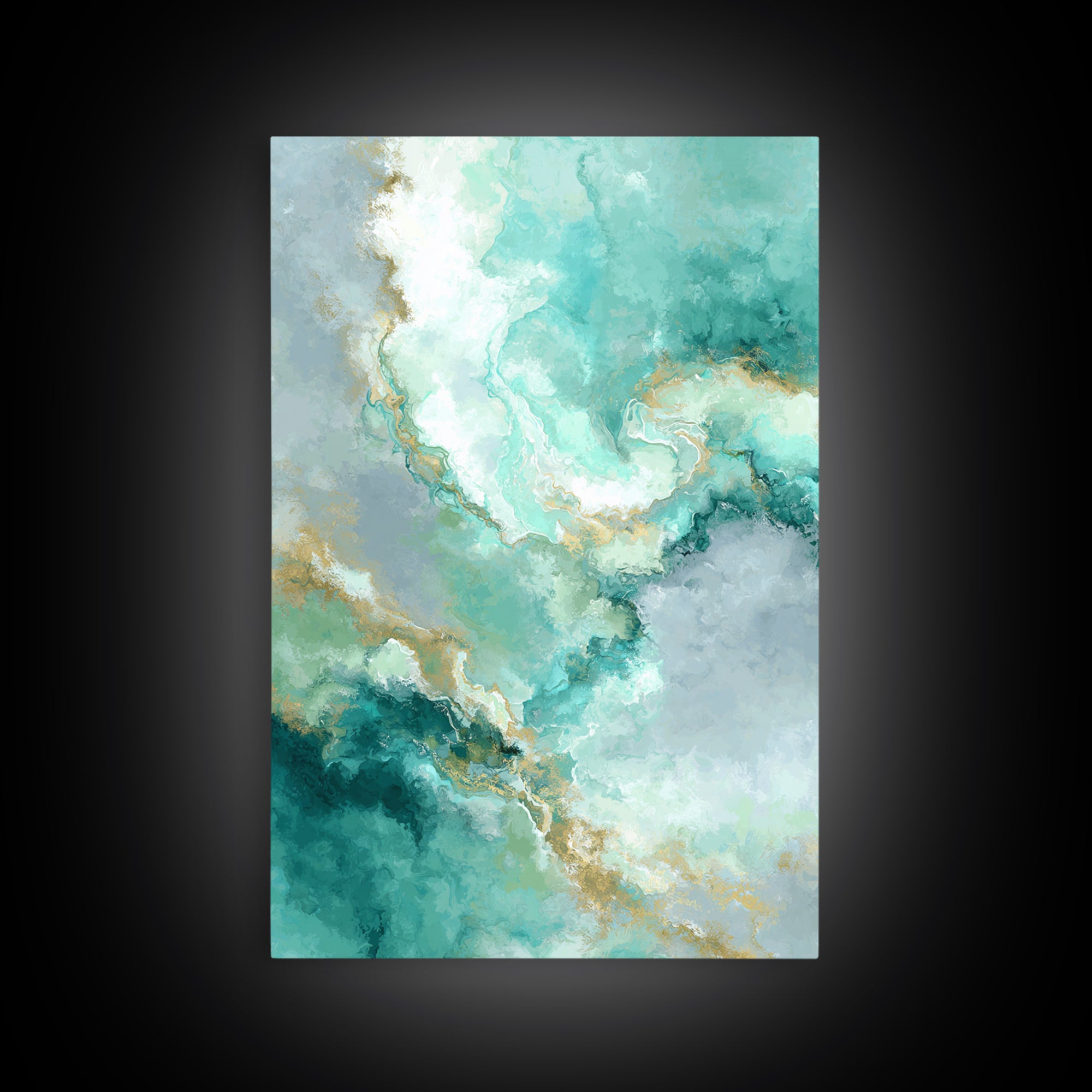 Abstract Healing Spiral Canvas Print, Medical Office Art, Art Print, Office Decor, Abstract Art, Calm, Printable Art, MOA-2x3-23