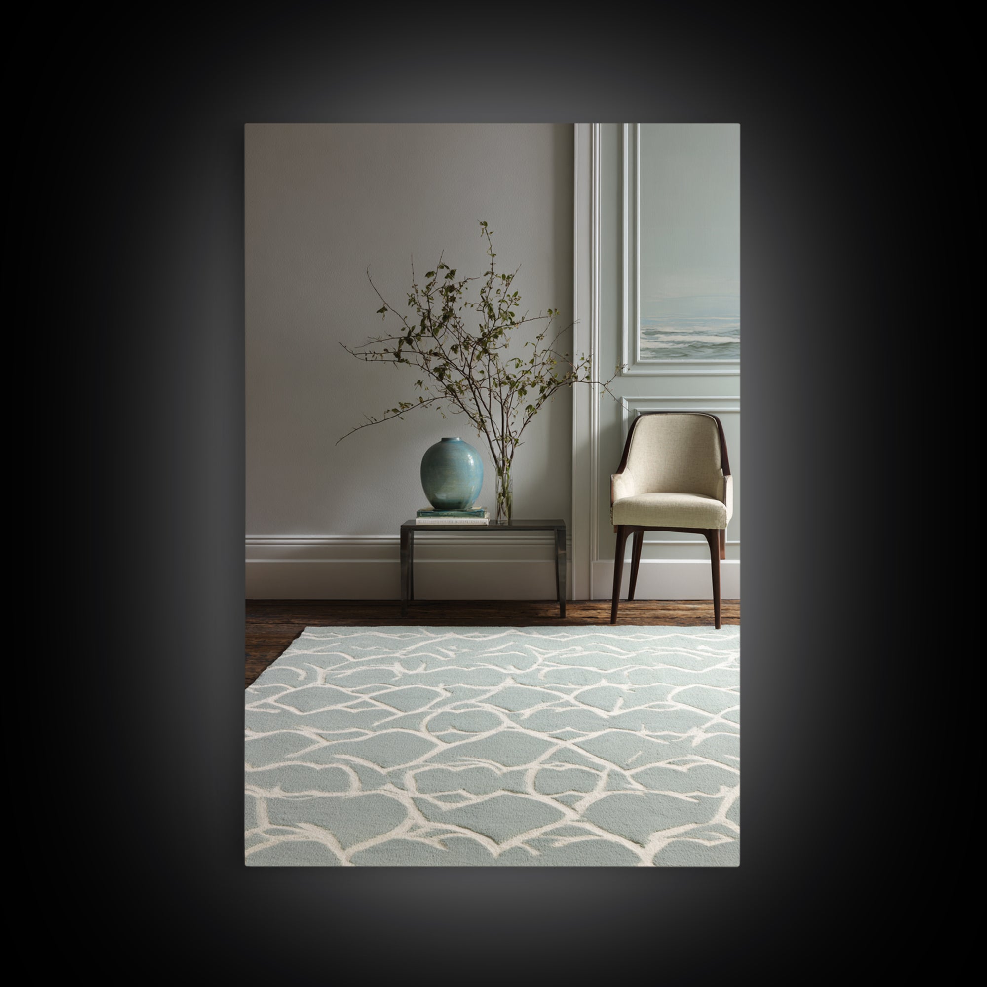 Clean Geometric Composition Framed Canvas Print, Medical Office Art, Printable Art, Office Decor, Calm, Medical Wall Art, MOA-2x3-90