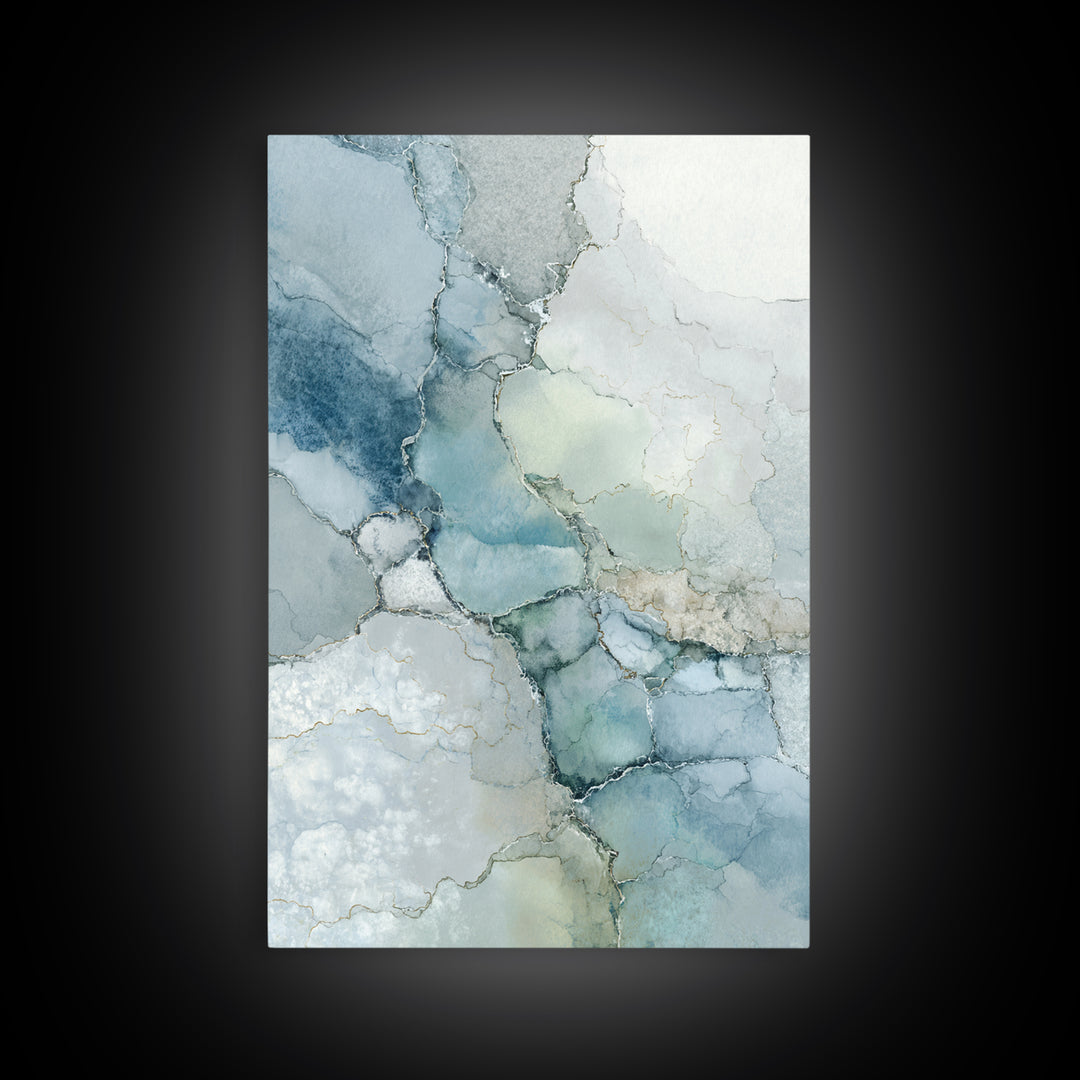 Subtle Marble Texture Canvas Print, Medical Office Art, Printable Card, Office Decor, Fine Art, Calm, School Nurse Art, MOA-2x3-99