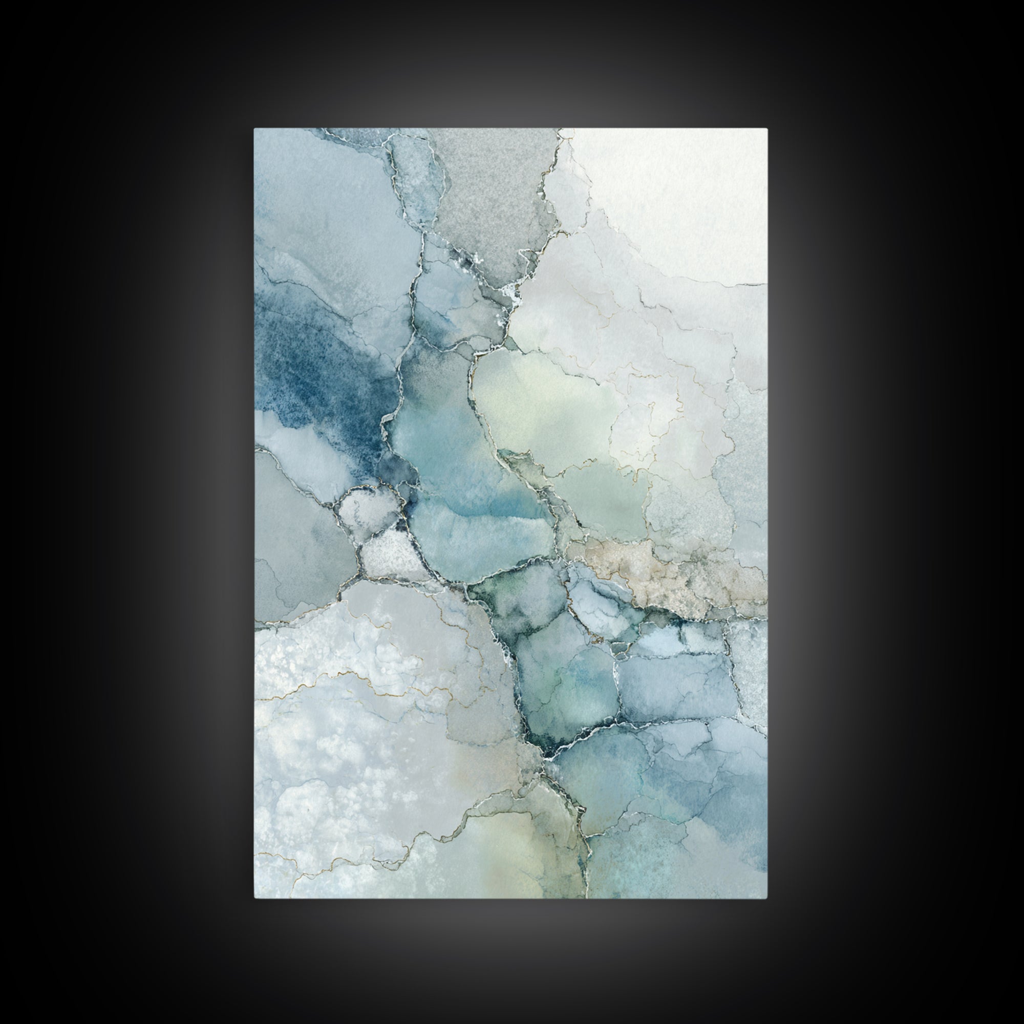 Subtle Marble Texture Canvas Print, Medical Office Art, Printable Card, Office Decor, Fine Art, Calm, School Nurse Art, MOA-2x3-99