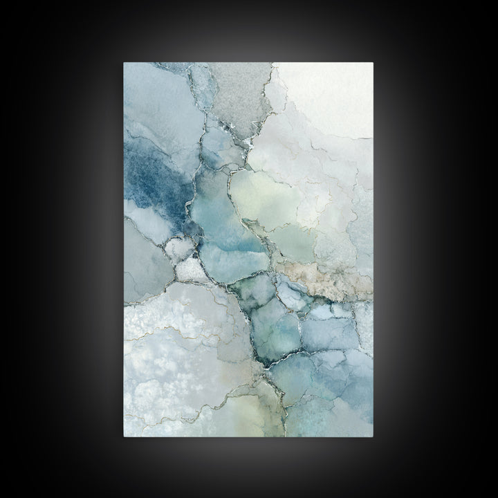 Subtle Marble Texture Canvas Print, Medical Office Art, Printable Card, Office Decor, Fine Art, Calm, School Nurse Art, MOA-2x3-99