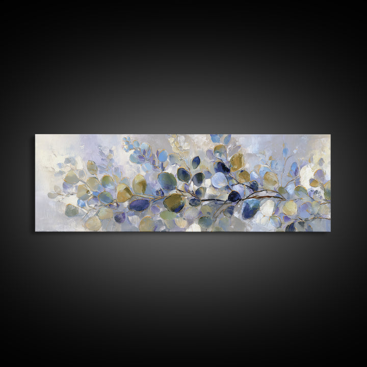 Lavender Botanical Still Life Canvas Print, Medical Office Art, Dental Office Decor, Office Decor, Oil Painting, Calm, MOA-3x1-13