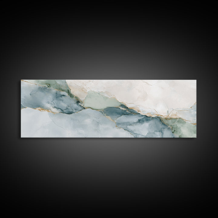 Subtle Marble Texture Canvas Print, Medical Office Art, Art Print, Office Decor, Calm, Printable Art, Medical Student Gift, MOA-3x1-35
