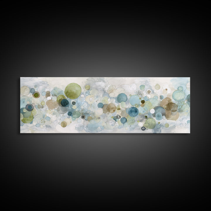 Abstract Cells and Circles as Soothing Pattern Canvas Print, Medical Office Art, Medical School, Office Decor, Fine Art, Calm, MOA-3x1-93
