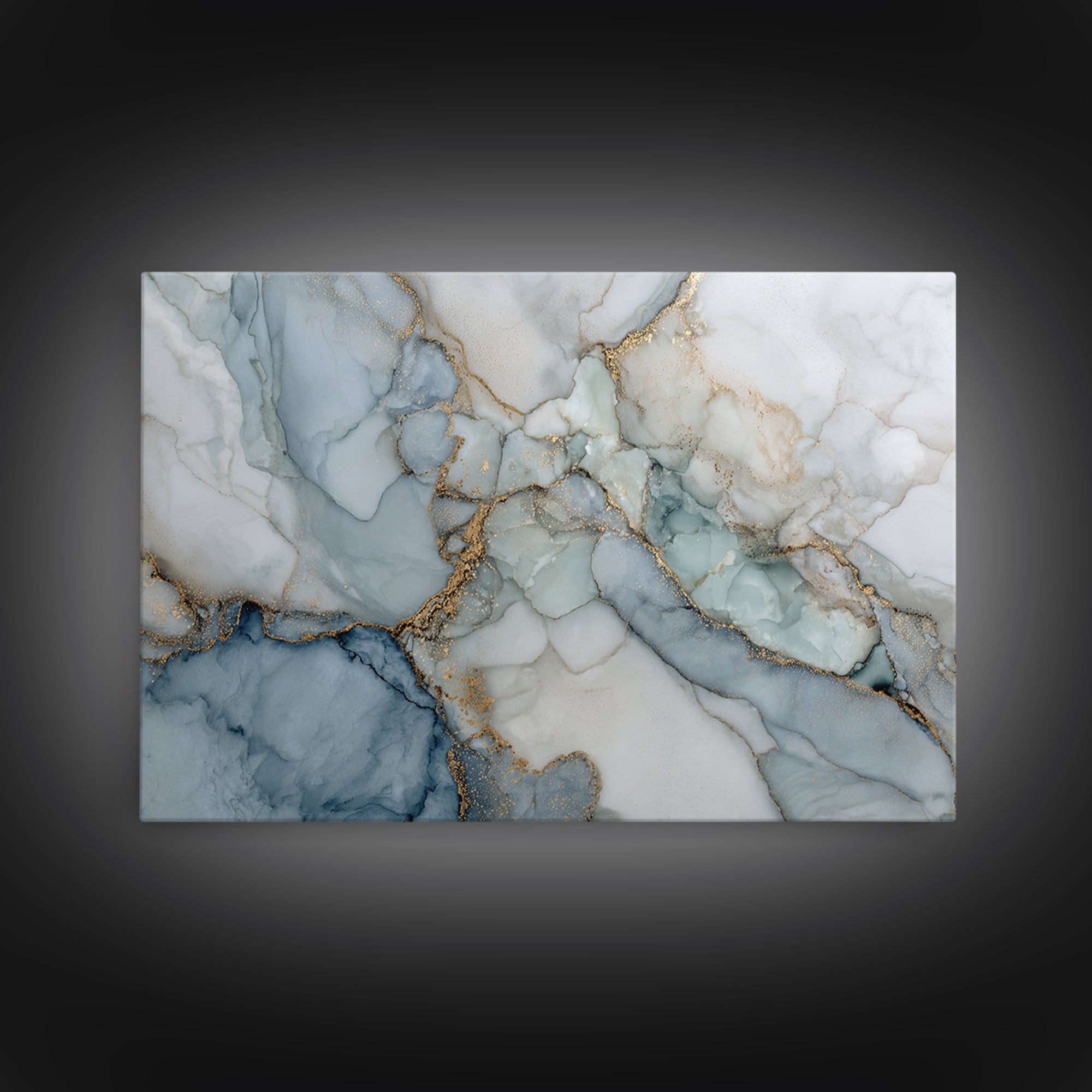 Subtle Marble Texture Framed Canvas Print, Medical Office Art, Anatomy Wall Art, Office Decor, Fine Art, Calm, Neuroscience Art, MOA-3x2-23