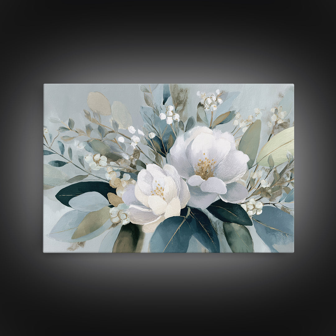 Lavender Botanical Still Life Canvas Print, Medical Office Art, Heart Anatomy Print, Office Decor, Oil Painting, Calm, MOA-3x2-49