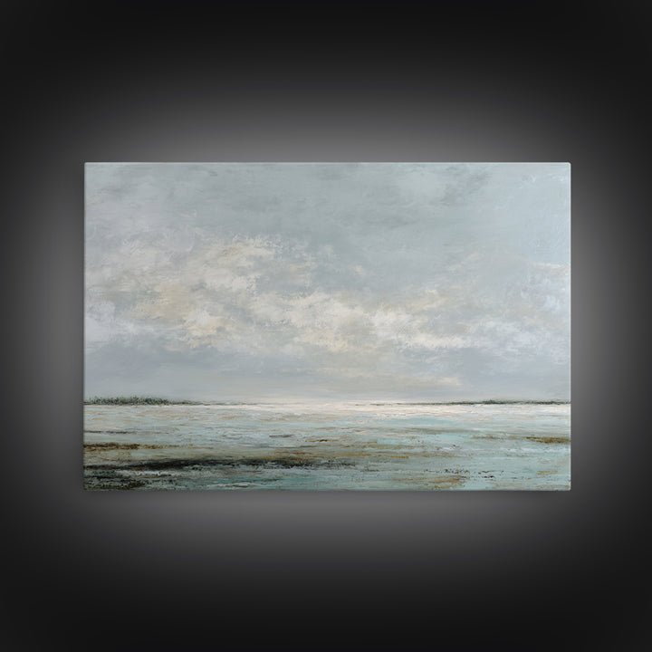 Large Neutral Landscape Canvas Print, Medical Office Art, Neutral Decor, Office Decor, Oil Painting, Calm, Wall Art, Home Decor, MOA-3x2-68