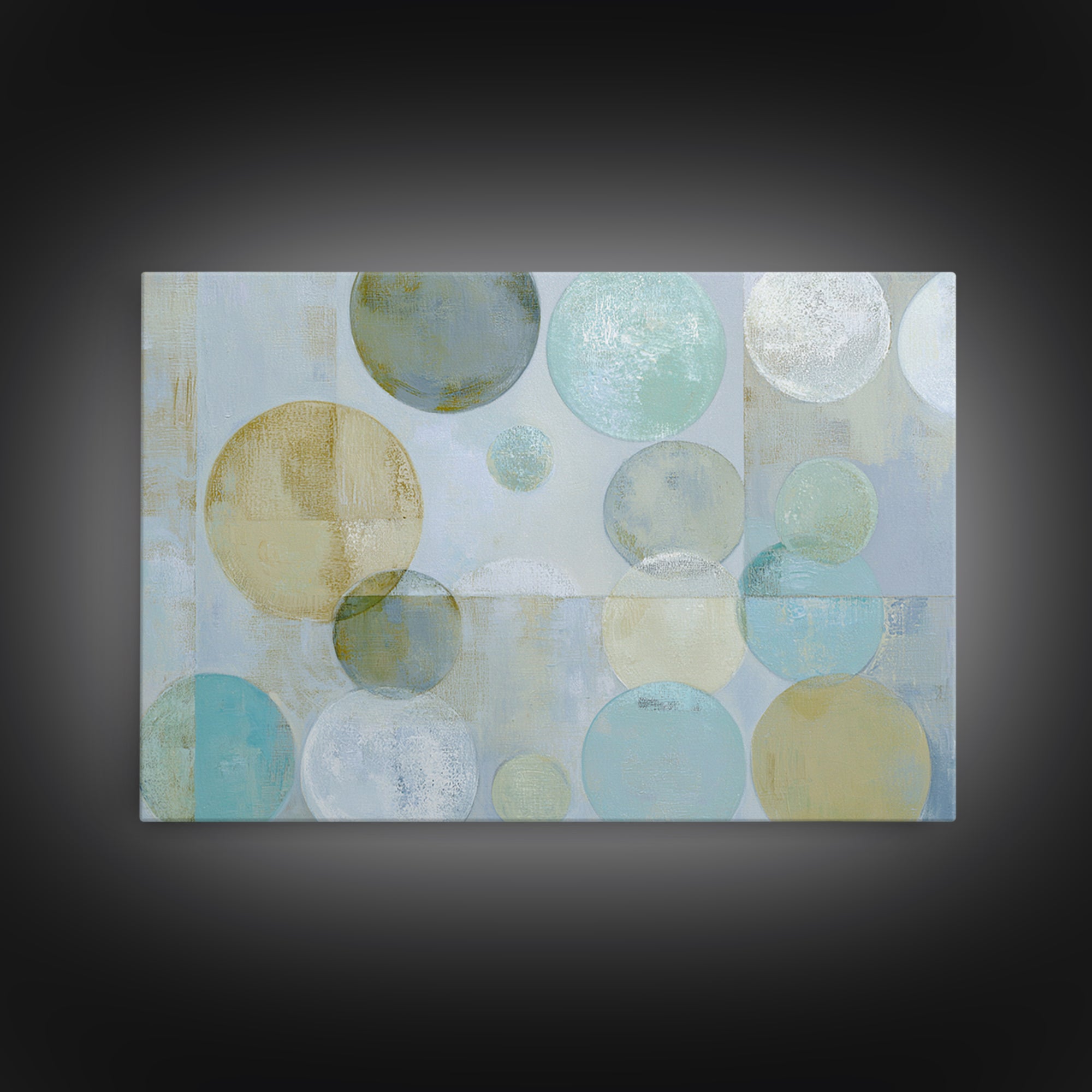 Abstract Cells and Circles as Soothing Pattern Canvas Print, Medical Office Art, Medical Office Decor, Office Decor, Calm, MOA-3x2-9