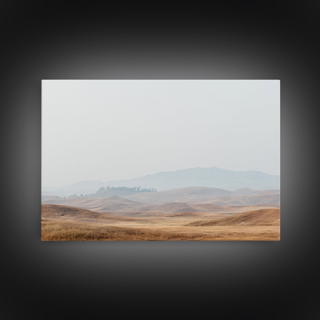 Large Neutral Landscape Framed Canvas Print, Medical Office Art, Luxury Decor, Office Decor, Fine Art, Calm, Digital Wall Art, MOA-3x2-92