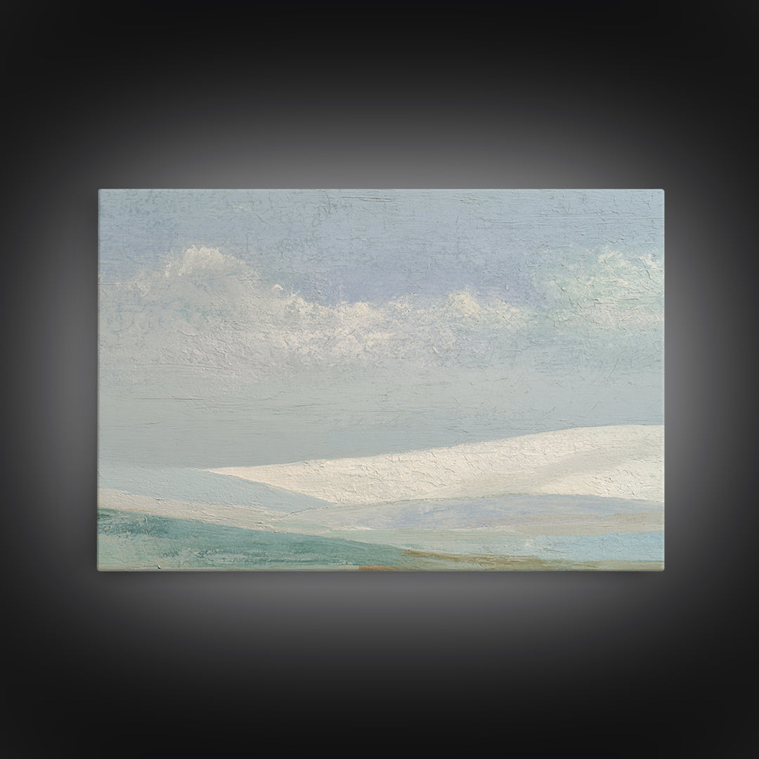 Coastal Shells and Water Study Framed Canvas Print, Medical Office Art, Art Print, Office Decor, Fine Art, Calm, Printable Art, MOA-3x2-96