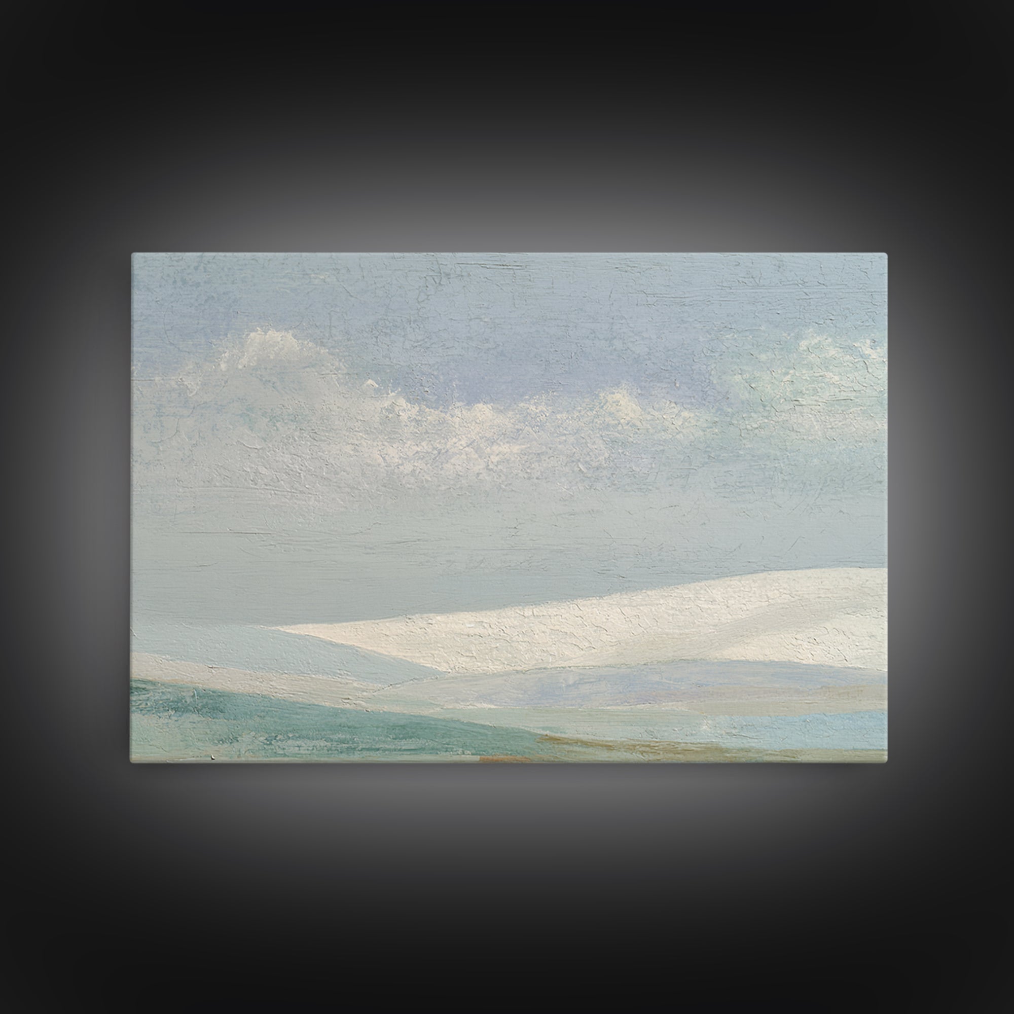 Coastal Shells and Water Study Framed Canvas Print, Medical Office Art, Art Print, Office Decor, Fine Art, Calm, Printable Art, MOA-3x2-96