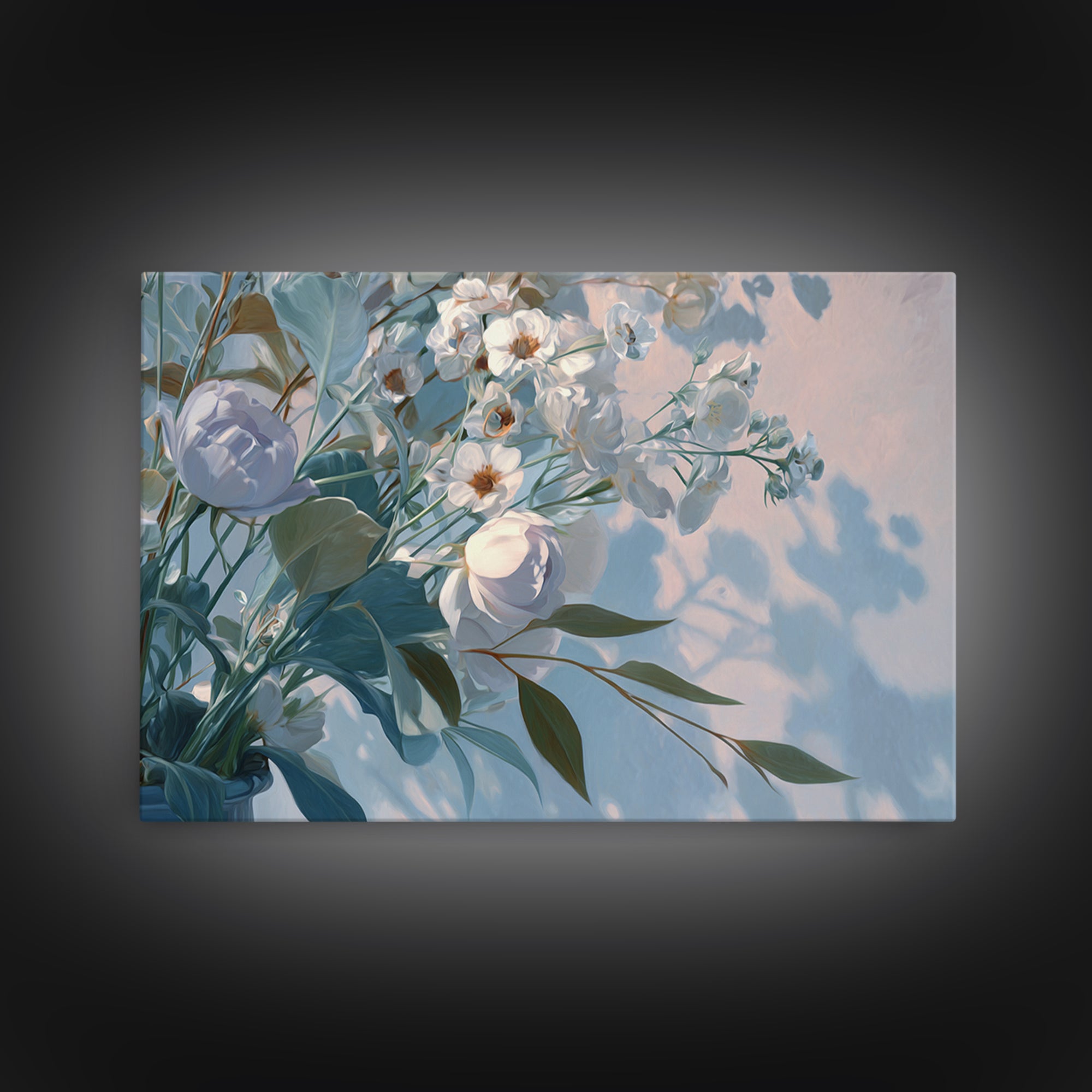 Lavender Botanical Still Life Framed Canvas Print, Medical Office Art, Medical School, Office Decor, Watercolor Art, Calm, MOA-3x2-97