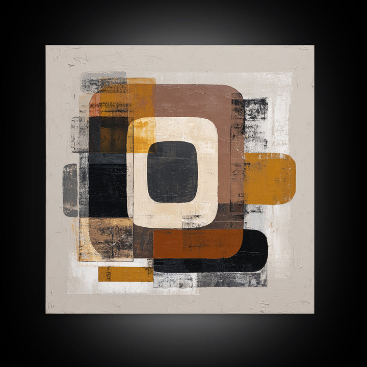 Bold Abstract Composition Canvas Print, Modern Art, Modern Decor, Living Room Decor, Abstract Art, Modern, Home Decor, MOD-1x1-25