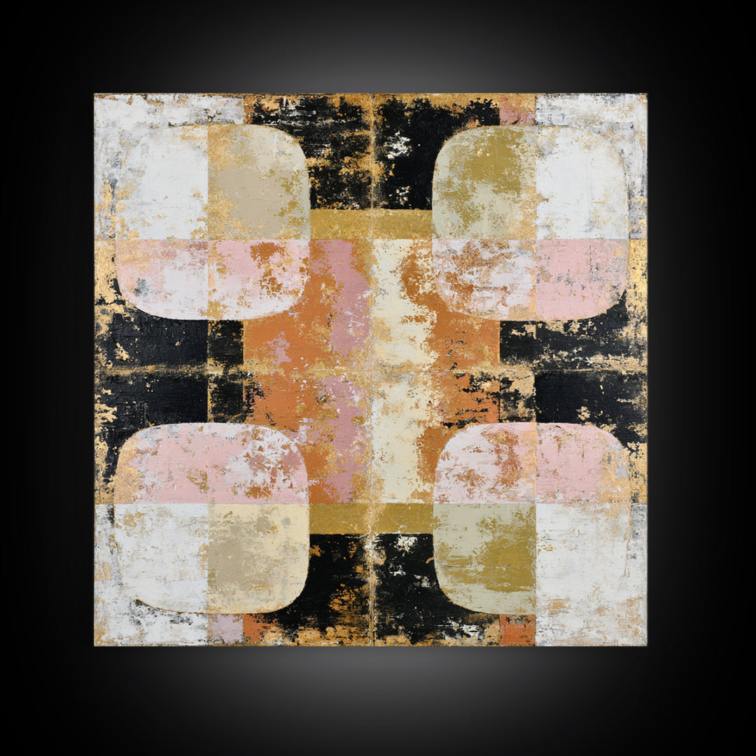 Large Marble Texture Abstract Framed Canvas Print, Modern Art, Printable Art, Living Room Decor, Abstract Art, Modern, MOD-1x1-64