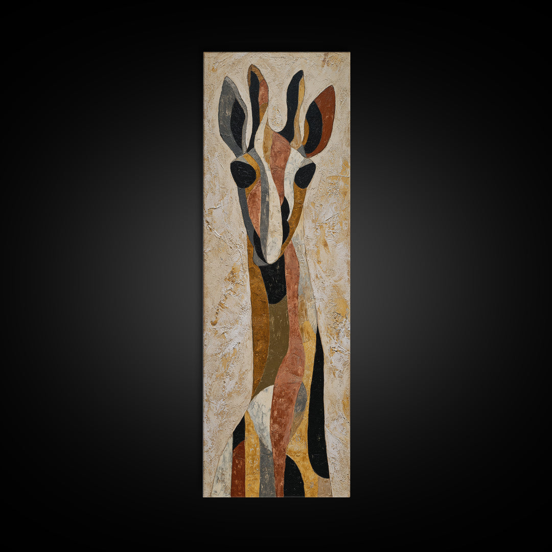 Modern Animal Portrait Framed Canvas Print, Modern Art, Set of 3 Prints, Living Room Decor, Fine Art, Modern, Luxury Decor, MOD-1x3-34