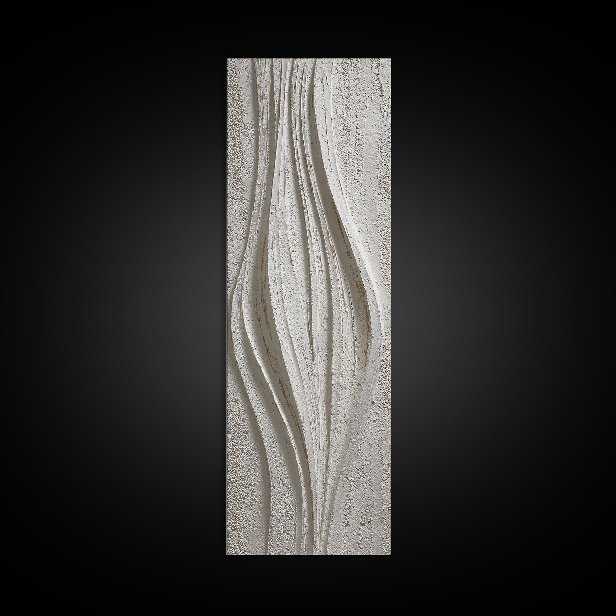 Ivory White Plaster Texture Composition Canvas Print, Monochrome Art, Boho Wall Art, Living Room Decor, Fine Art, Mono, MON-1x3-89
