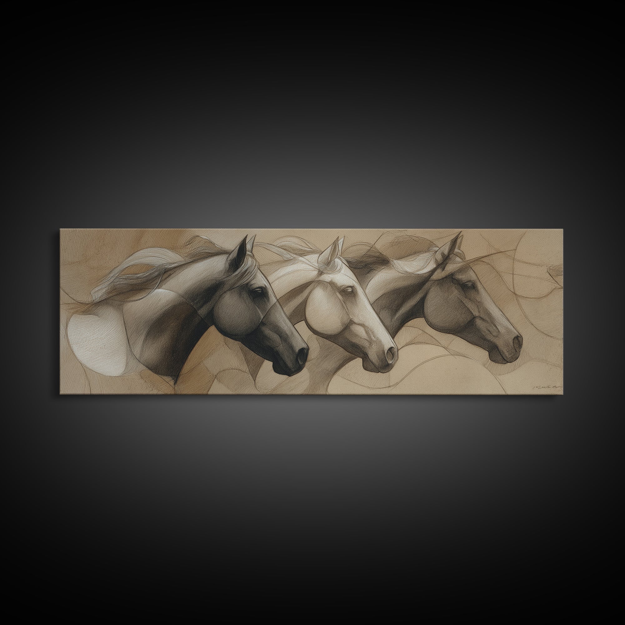 Ivory White Plaster Texture Composition Framed Canvas Print, Monochrome Art, Bird Art, Living Room Decor, Fine Art, Mono, MON-3x1-69