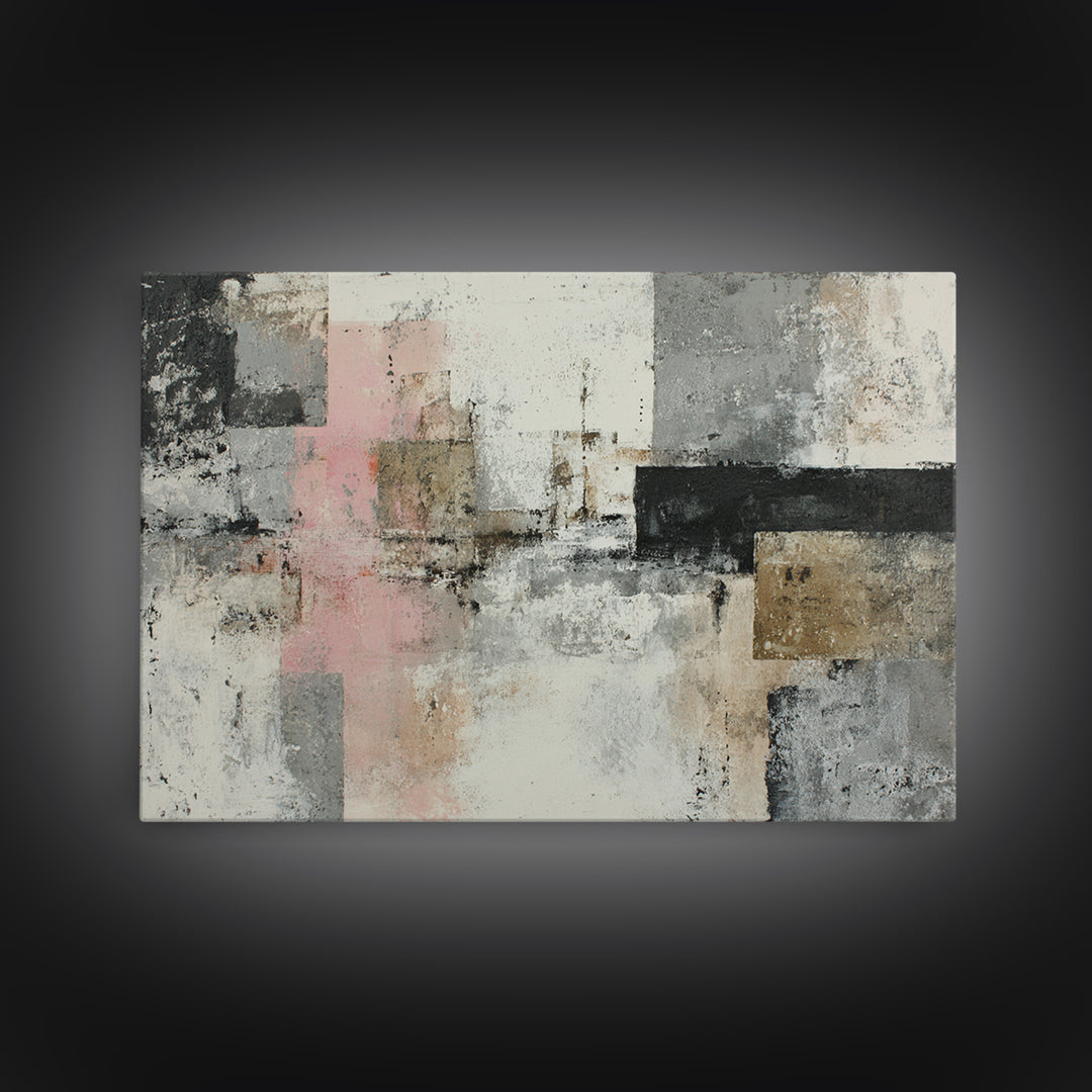 Black Ink Abstract Canvas Print, Monochrome Art, Printable Art, Living Room Decor, Abstract Art, Mono, Minimalist Wall Art, MON-3x2-34