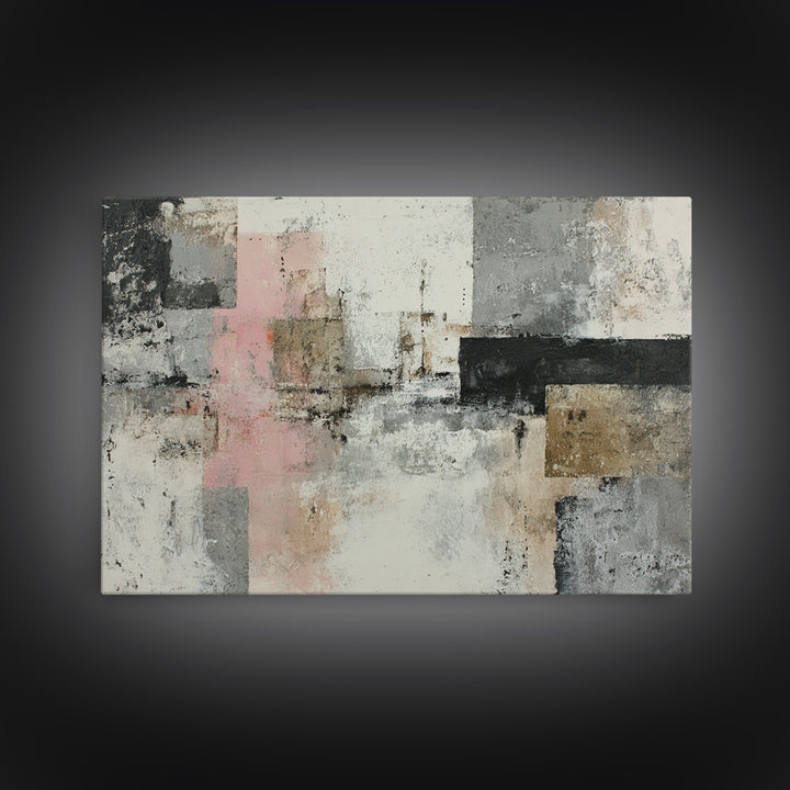 Black Ink Abstract Canvas Print, Monochrome Art, Printable Art, Living Room Decor, Abstract Art, Mono, Minimalist Wall Art, MON-3x2-34